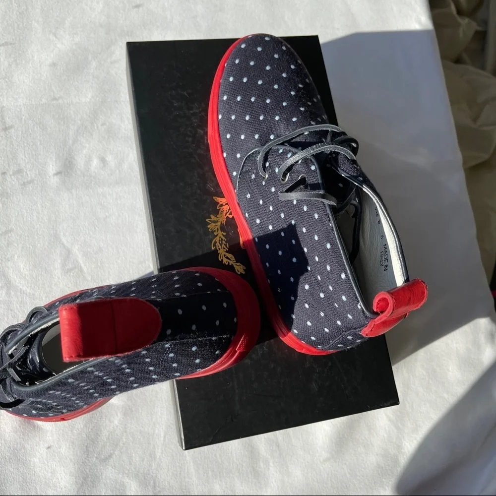 Del Toro, New, Polka Dot Sunbrella Alto Chukka